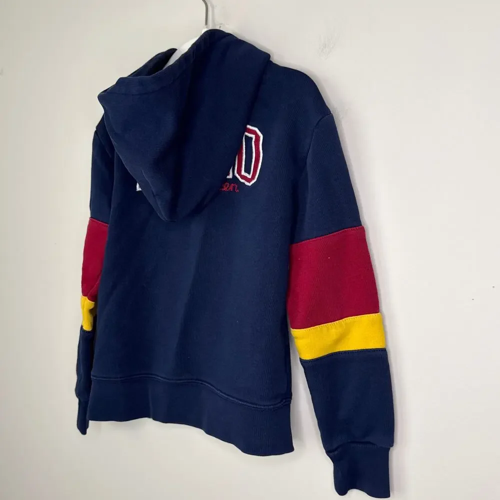 Polo Ralph Lauren Toddler Boys' Full Zip Hooded Sweatshirt SZ 5 Embroidered Logo